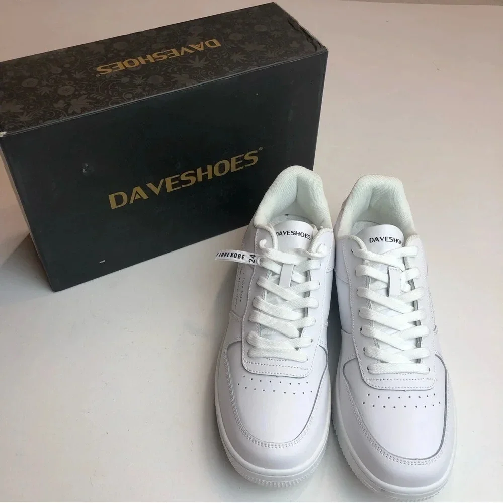 DAVESHOES Mamba 24 White Mens Sneaker - Picture 4 of 14